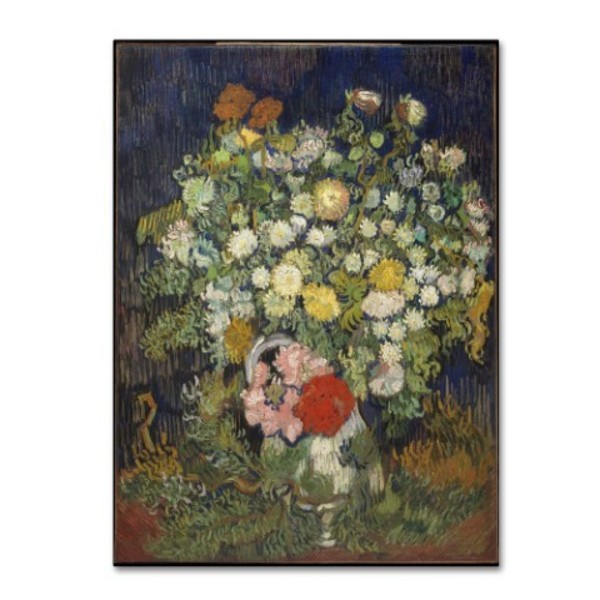 Trademark Fine Art Van Gogh 'Bouquet Of Flowers In A Vase' Canvas Art, 18x24 AA01170-C1824GG